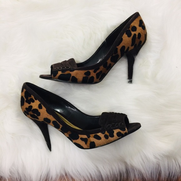 Lauren Ralph Lauren Shoes - Lauren Ralph Lauren Calf Hair Leopard High Heels